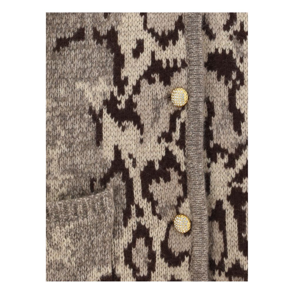 Animalier Cashmere Cardigan