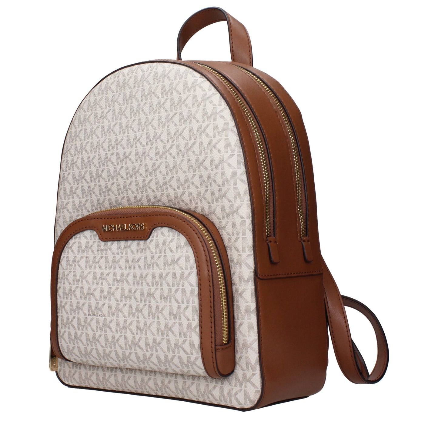 Beige Fabric Backpacks