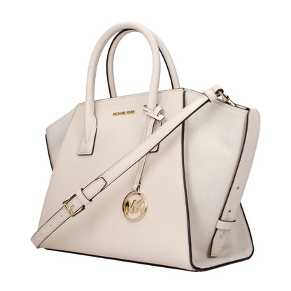 Beige Leather Handbags