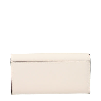Beige Leather Wallets